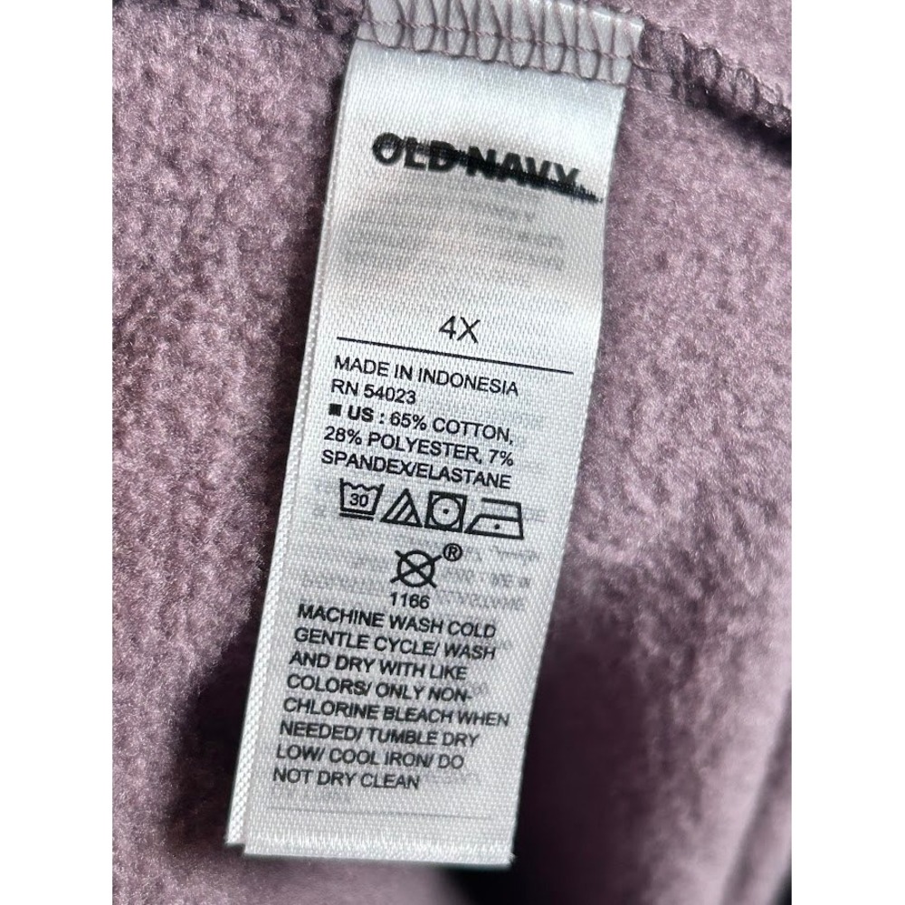Old Navy‎ Womens 4X Mauve Purple Fleece Lined Leggings High Waisted Plus Size - Picture 4 of 4